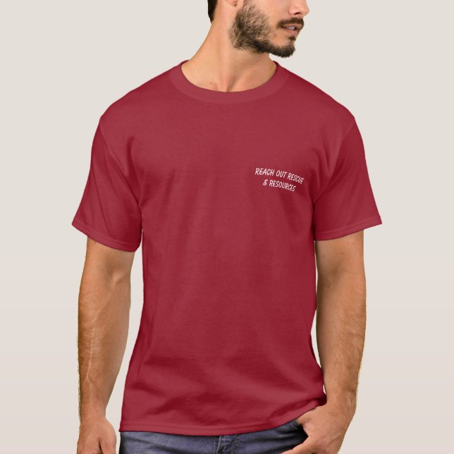 Retten Sie dem Leben eines Hundes UnisexShirt, T-Shirt (Vorderseite)
