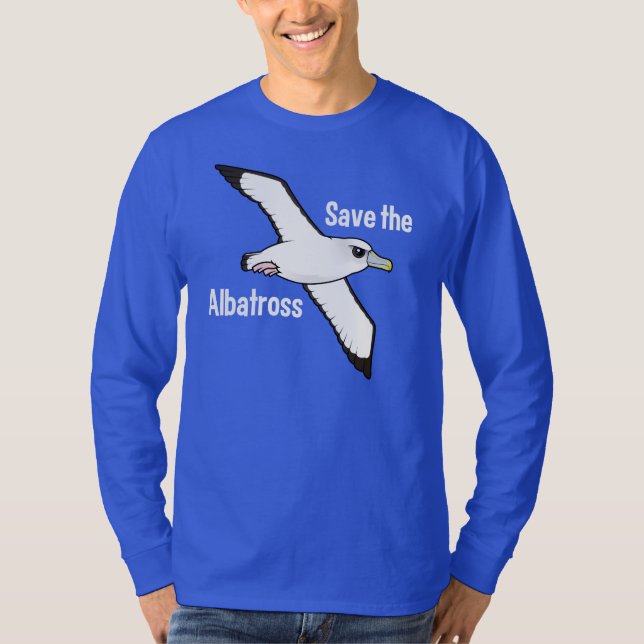 Retten Sie den Albatros (Flug) T-Shirt (Vorderseite)