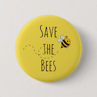 Retten Sie den Bienen Aktivisten-Knopf Button