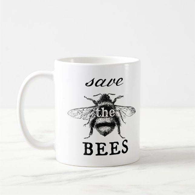Retten Sie den Bienen die Tasse - umweltsmäßig - (Links)