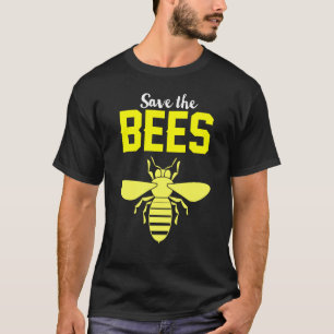 Retten Sie den Bienen Erderdhippie-Imker-Shirt T-Shirt