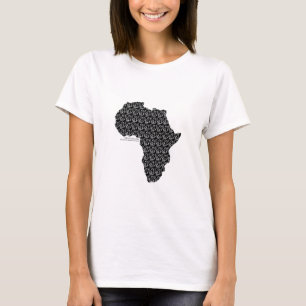 Retten Sie den Chubby Unicorn-Afrika-T - Shirt