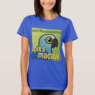 Retten Sie den gefährdeten des Spixs Macaw T-Shirt