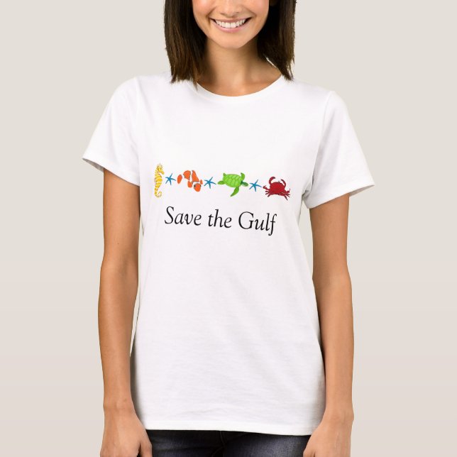 Retten Sie den Golf-T - Shirt (Vorderseite)