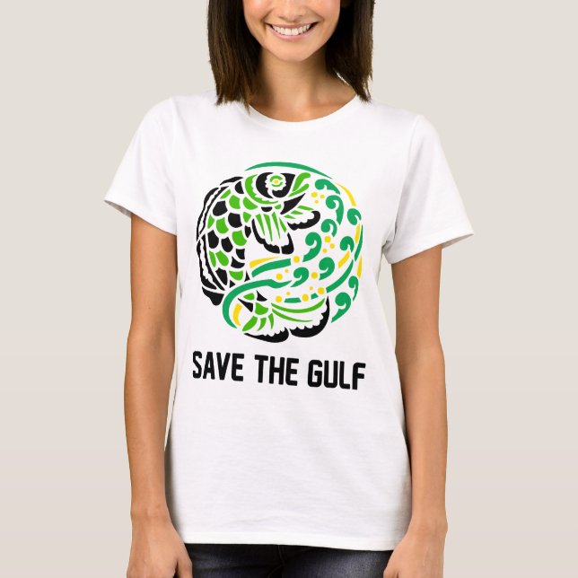 Retten Sie den Golf T-Shirt (Vorderseite)