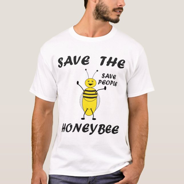 Retten Sie den Honigbienen-T - Shirt (Vorderseite)