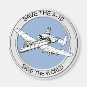 Retten Sie den Kühlschrankmagnet A-10 Magnet