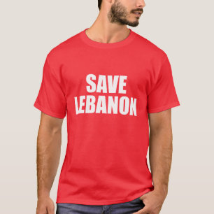 Retten Sie den Libanon T-Shirt
