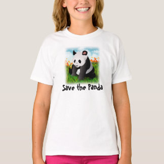 Retten Sie den Panda T-Shirt