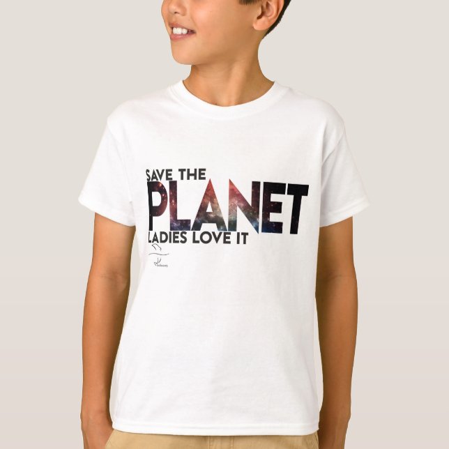 Retten Sie den Planeten T-Shirt (Vorderseite)