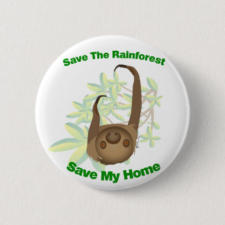 Retten Sie den RegenwaldSloth Button