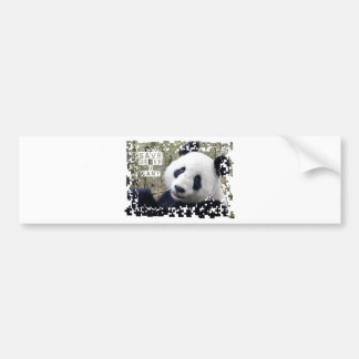 Retten Sie den riesigen Panda Autoaufkleber