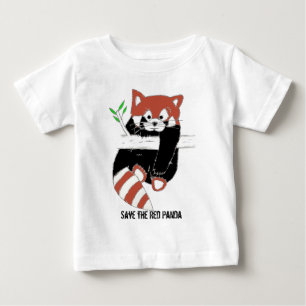 Retten Sie den roten Panda alias FireFox Baby T-shirt