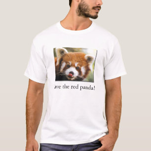 Retten Sie den roten Panda! Der Bio T - Shirt des