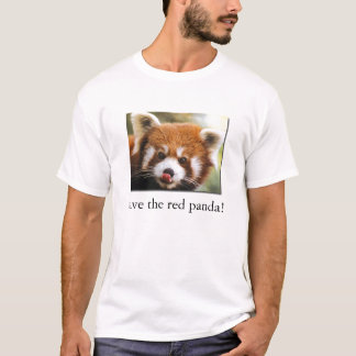 Retten Sie den roten Panda! Der Bio T - Shirt des