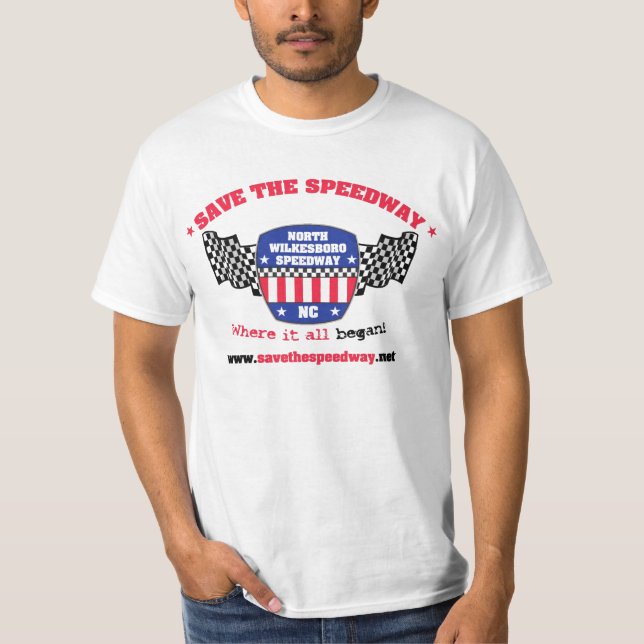 Retten Sie den Speedway-T - Shirt (Vorderseite)