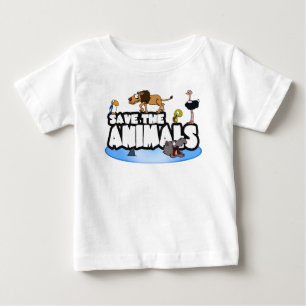 Retten Sie den Tieren Baby-T-Shirt Baby T-shirt