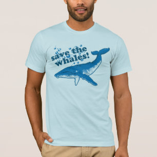 Retten Sie den Walen das Shirt der Männer