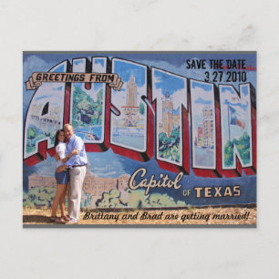 Retten Sie des Datums Ankündigungspostkarte