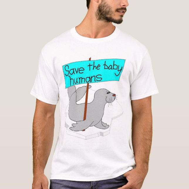 Retten Sie die Baby-Menschen T-Shirt (Vorderseite)