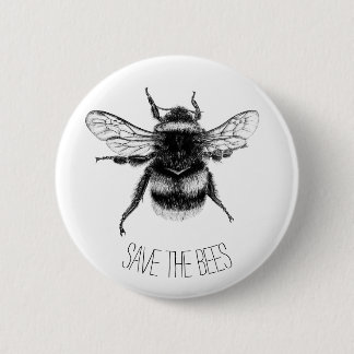 Retten Sie die Bienen Button