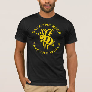 Retten Sie die Bienen retten die Welt T-Shirt