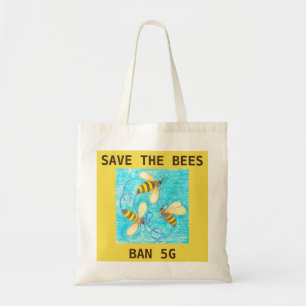 Retten Sie die Bienen, Tasche des Verbots 5G