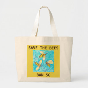 Retten Sie die Bienen, Tasche des Verbots 5G