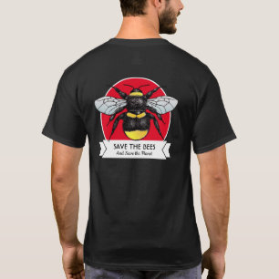 Retten Sie die Bienen und retten Sie dem Planeten T-Shirt