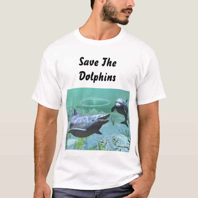 retten Sie die Delphine T-Shirt (Vorderseite)