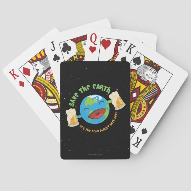 Retten Sie die Erde Spielkarten (Rückseite)