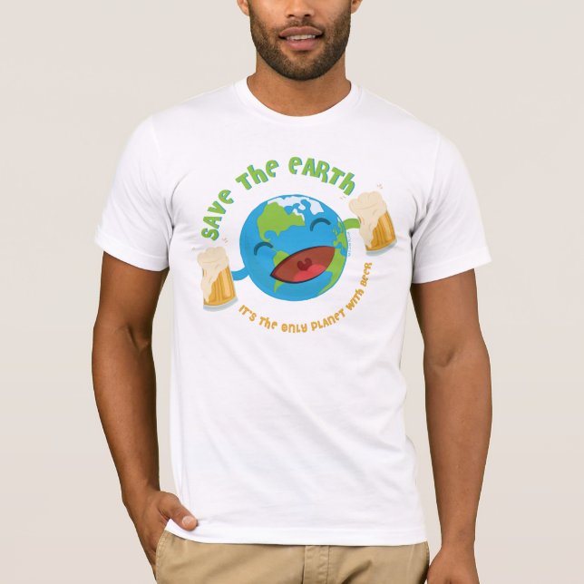 Retten Sie die Erde T-Shirt (Vorderseite)