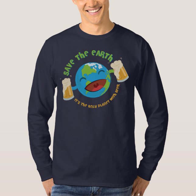 Retten Sie die Erde T-Shirt (Vorderseite)