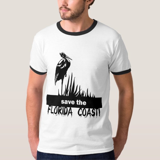 Retten Sie die Florida-Küste T-Shirt (Vorderseite)