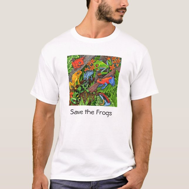 Retten Sie die Frösche T-Shirt (Vorderseite)