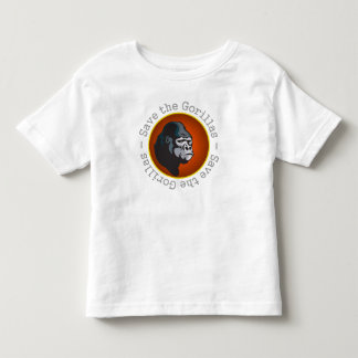 Retten Sie die Gorillas Kleinkind T-shirt