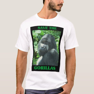 Retten Sie die Gorillas T-Shirt