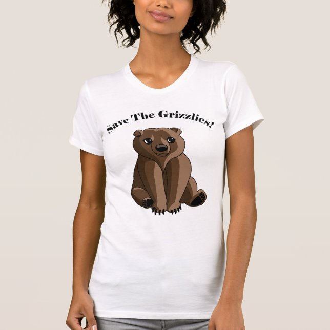 Retten Sie die Grizzlies! T-Shirt (Vorderseite)