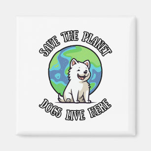 Retten Sie die Hunde des Planeten hier am Tag des Magnet