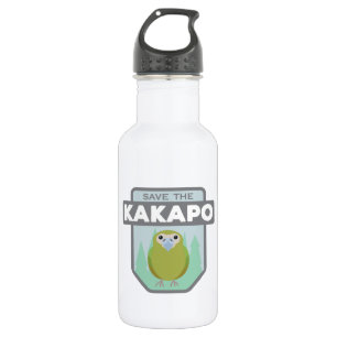 Retten Sie die Kakapo-Flasche Edelstahlflasche
