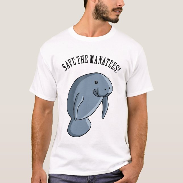 Retten Sie die Manatis! T-Shirt (Vorderseite)