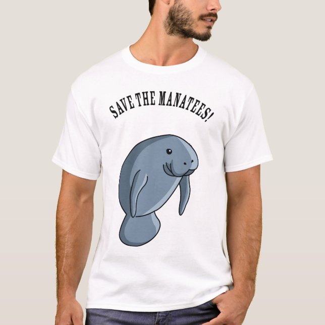 Retten Sie die Manatis! T-Shirt (Vorderseite)