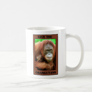 Retten Sie die Orang-Utans Tasse