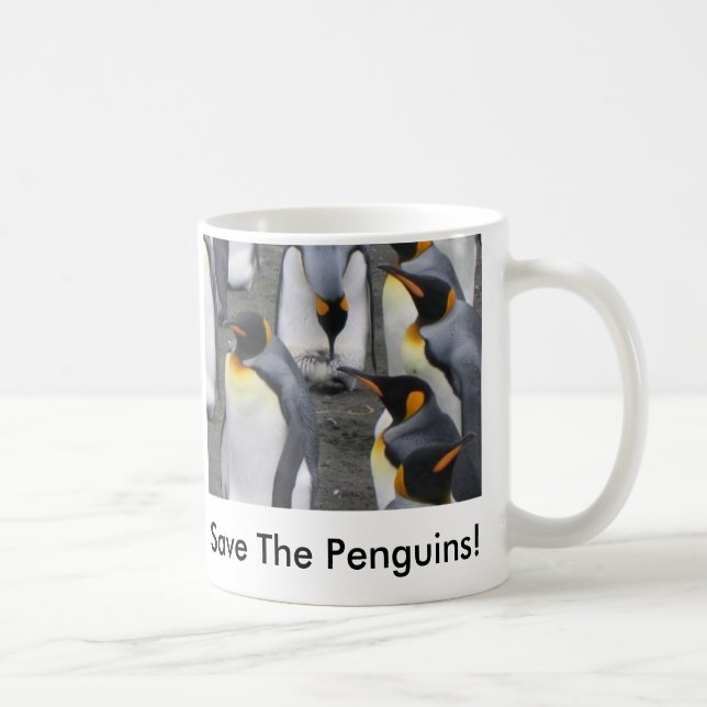 Retten Sie die Penguins! Kaffee-Tasse Kaffeetasse (Rechts)