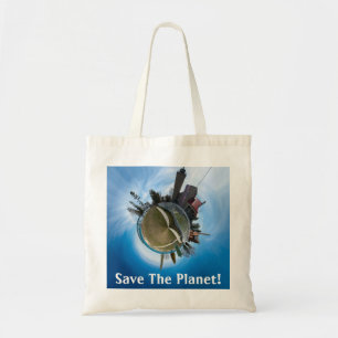 Retten Sie die Planet Mackinaw Stadt Panoplanet Tragetasche