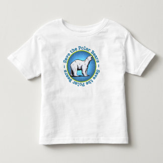 Retten Sie die polaren Bären Kleinkind T-shirt