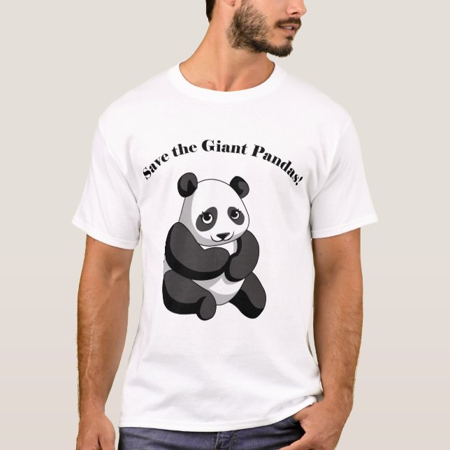 Retten Sie die riesigen Pandas! T-Shirt (Vorderseite)