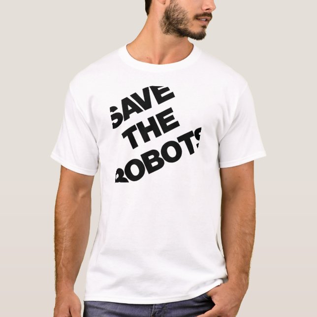 Retten Sie die Roboter nach Stunden-Verein NYC T-Shirt (Vorderseite)