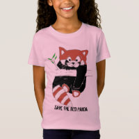 Retten Sie die roter Panda alias FireFox Shirts