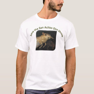 Retten Sie die Schmutz-Spitzmaus Sans Acitos! T-Shirt
